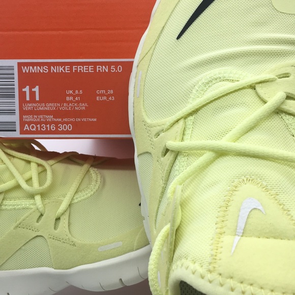 WMNS NIKE FREE RN 5.0 luminous green/black… - Picture 8 of 8